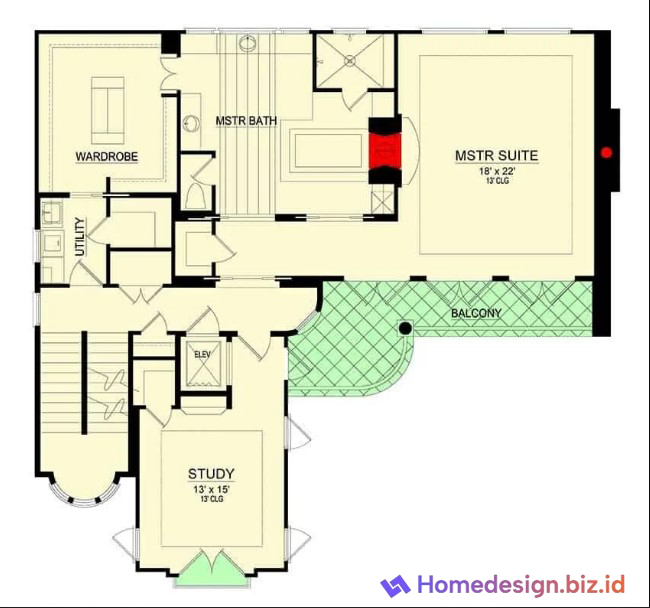 Desain Rumah 2 Kamar Tidur