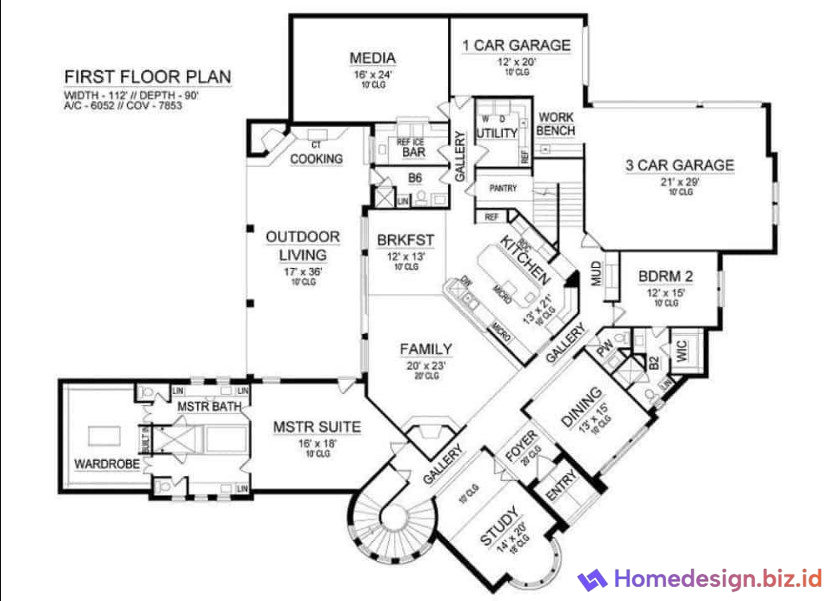 Desain Rumah 2 Kamar Tidur