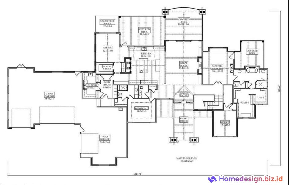 Desain Rumah 2 Kamar Tidur