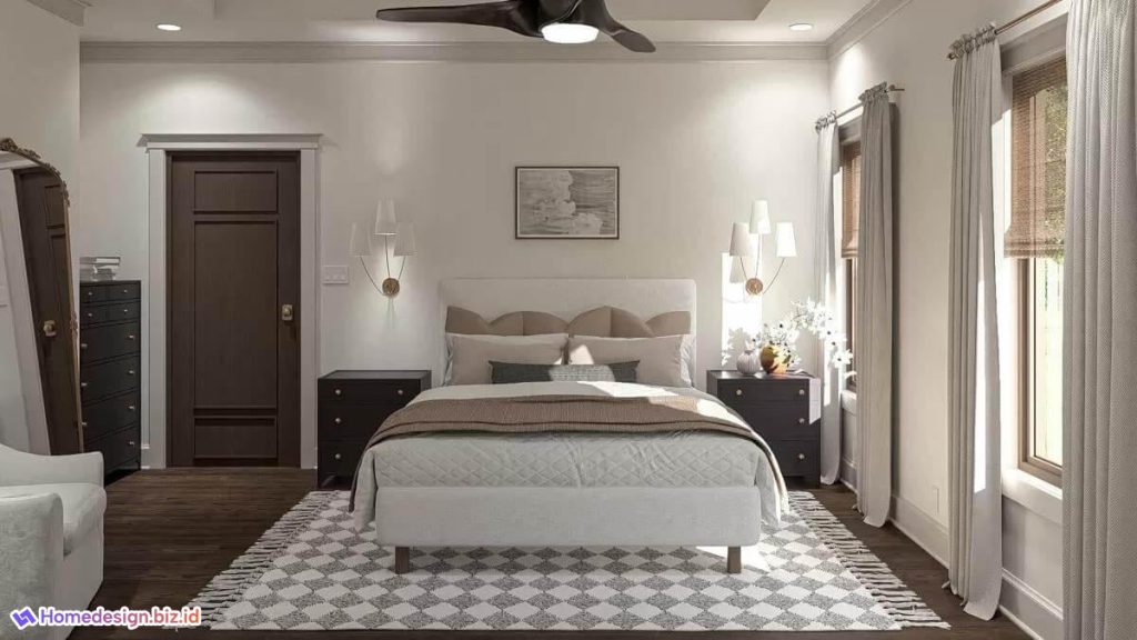 Desain Rumah Pondok 3 Kamar Tidur dan Cerobong Batu yang Ikonik